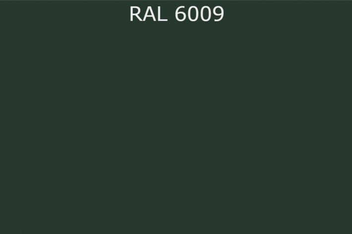 RAL 6009 Пихтовый зелёный